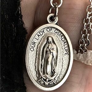 OUR LADY OF GUADALUPE MEDAL NECKLACE